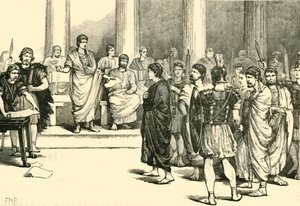 上院の前のケイトリナリアンの共謀者、1890年。 作： Unbekannt