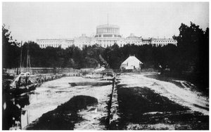 ドームのない国会議事堂、ワシントンDC、米国、c1858 1955 作： Unbekannt