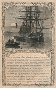 ヤードアームで吊り下げられた船長、c1870 作： Unbekannt