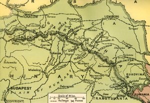 カルパティア峠、1919年。 作： Unbekannt