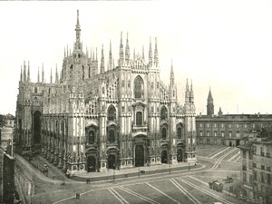 大聖堂、ミラノ、イタリア、1895年。