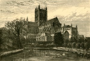 スワンプールからの大聖堂、1898年。 作： Unbekannt