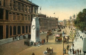 慰霊碑、ホワイトホール、ロンドン、c1920。 作： Unbekannt