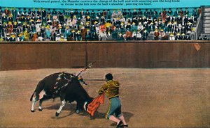マタドールの挑戦、プラザデトロス、c1939 作： Unbekannt