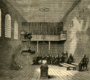 ニューゲートのチャペル、c1872。