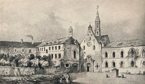 教会とプティ・オーギュスタン修道院、1915 作： Unbekannt