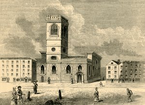 1784年の大教会、大修道院、c1872。 作： Unbekannt