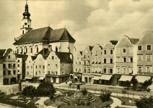 聖ジョージ教会、シェーディングアムイン、アッパーオーストリア、c1935。 作： Unbekannt