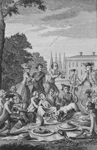 Citizens Fete Champetre、c1770。 作： Unbekannt