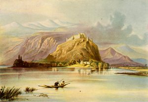 スリナガル市カシミールとハリパーブト砦、1840年代、1901年。 作： Unbekannt