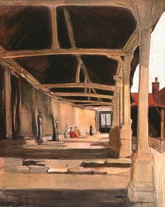回廊、Montevilliers、c1900。 作： Unbekannt