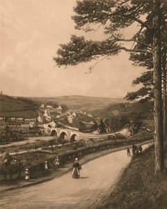 ラナーク近くのブレスからのカークフィールドバンクのクライド、1902 作： Unbekannt