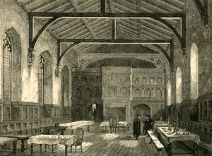 カレッジホール、1881年。 作： Unbekannt