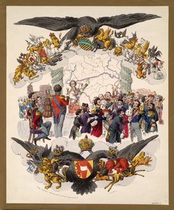 ウィーン風刺会議、1815 作： Unbekannt