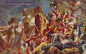 コンノートレンジャーズ。バダホスでの城塞の捕獲、1812年、1939年 作： Unbekannt