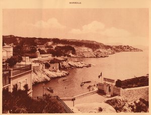 コルニッシュ、マルセイユ、1930年。 作： Unbekannt