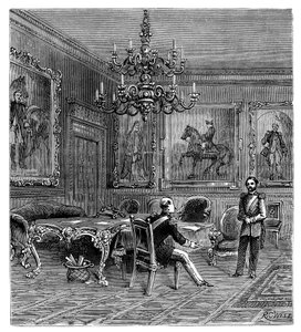カウンシルチャンバー、セントジェームス宮殿、1900年。 作： Unbekannt