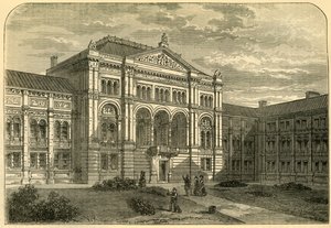 サウスケンジントン駅の裁判所、c1876。 作： Unbekannt