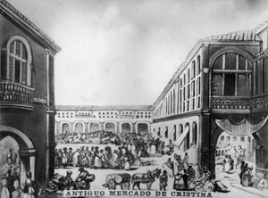 クリスティーナの古い市場、19世紀、1920年代 作： Unbekannt