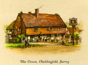 クラウン、Chiddingfold、サリー、1936年。 作： Unbekannt