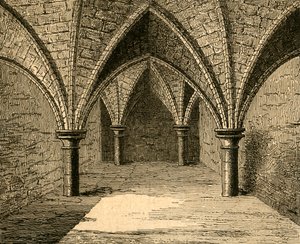 ジェラーズホールのクリプト、1897年。 作： Unbekannt