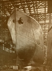 キュナードアウラニアニューカッスルオンタインの株14,000トン、c1930。 作： Unbekannt