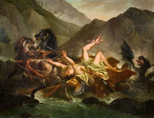 ヒッポリュトスの死、1780-1820。 作： Unbekannt