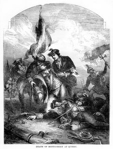 ケベックでのリチャードモンゴメリー将軍の死、1775年、1872年 作： Unbekannt