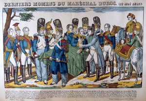 デュロック元帥の死、1813年5月22日、19世紀 作： Unbekannt