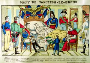ナポレオン大王の死、1821年5月5日、1825年 作： Unbekannt