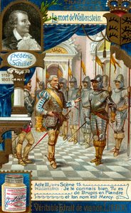 フリードリヒ・シラーによるヴァレンシュタインの死1759-1809、c1900 作： Unbekannt