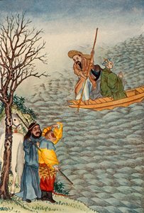 「ブラックウォーター川の悪魔が主人をさらう」、1922 年。 作： Unbekannt
