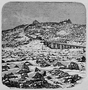デポとサミットハウス、ワシントン山、1883