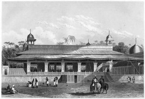 Dewas Khan、ホールオブオーディエンス、デリー、c1860 作： Unbekannt
