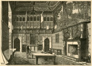 ダイニングホール、ハットフィールド、1898年。 作： Unbekannt