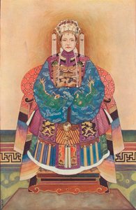 1908年の中国のDowager皇后 作： Unbekannt