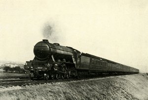 ダウンフライングスコッツマンパスティングレストン、c1930。 作： Unbekannt