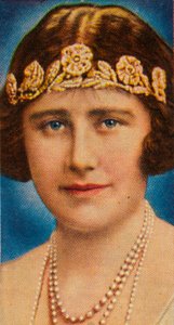 結婚当時のヨーク公爵夫人、1923年1935年 作： Unbekannt