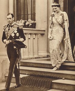 1937年5月12日、ケント公爵と公爵夫人。 作： Unbekannt