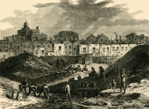 ダストヒープ、サマーズタウン、1836年、c1876。 作： Unbekannt