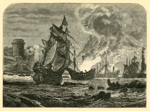 メドウェイのオランダ人：アップロイ城へのドルイターの攻撃、1667年、1890年。