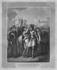 ボスワースの戦いの後のリッチモンドの選ばれた王の伯爵、1838年 作： Unbekannt