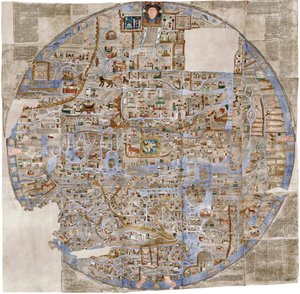 エブストルフ地図c。 1300
