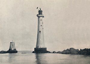 エディストーンライトストーン-岩を見せる1895 作： Unbekannt