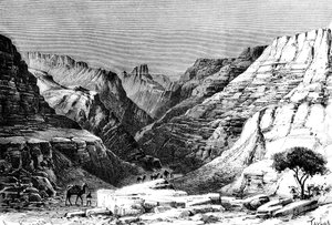 エゲリ渓谷、北アフリカ、1895