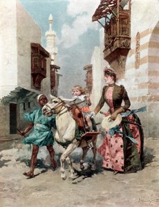 1889年パリ万国博覧会のエジプト地区 作： Unbekannt