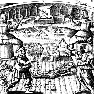 バジルバレンタインの8番目の鍵、伝説的な15世紀のドイツの修道士、1651年 作： Unbekannt
