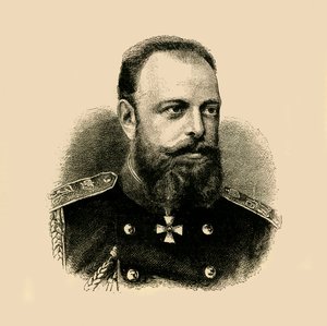 皇帝アレクサンドル3世、1881年。 作： Unbekannt