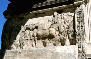ティトゥス皇帝、部隊を率いる壁の救済、ローマ 作： Unbekannt