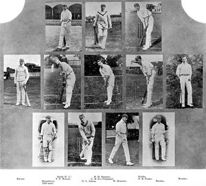 1912年のイギリスのクリケットチーム 作： Unbekannt